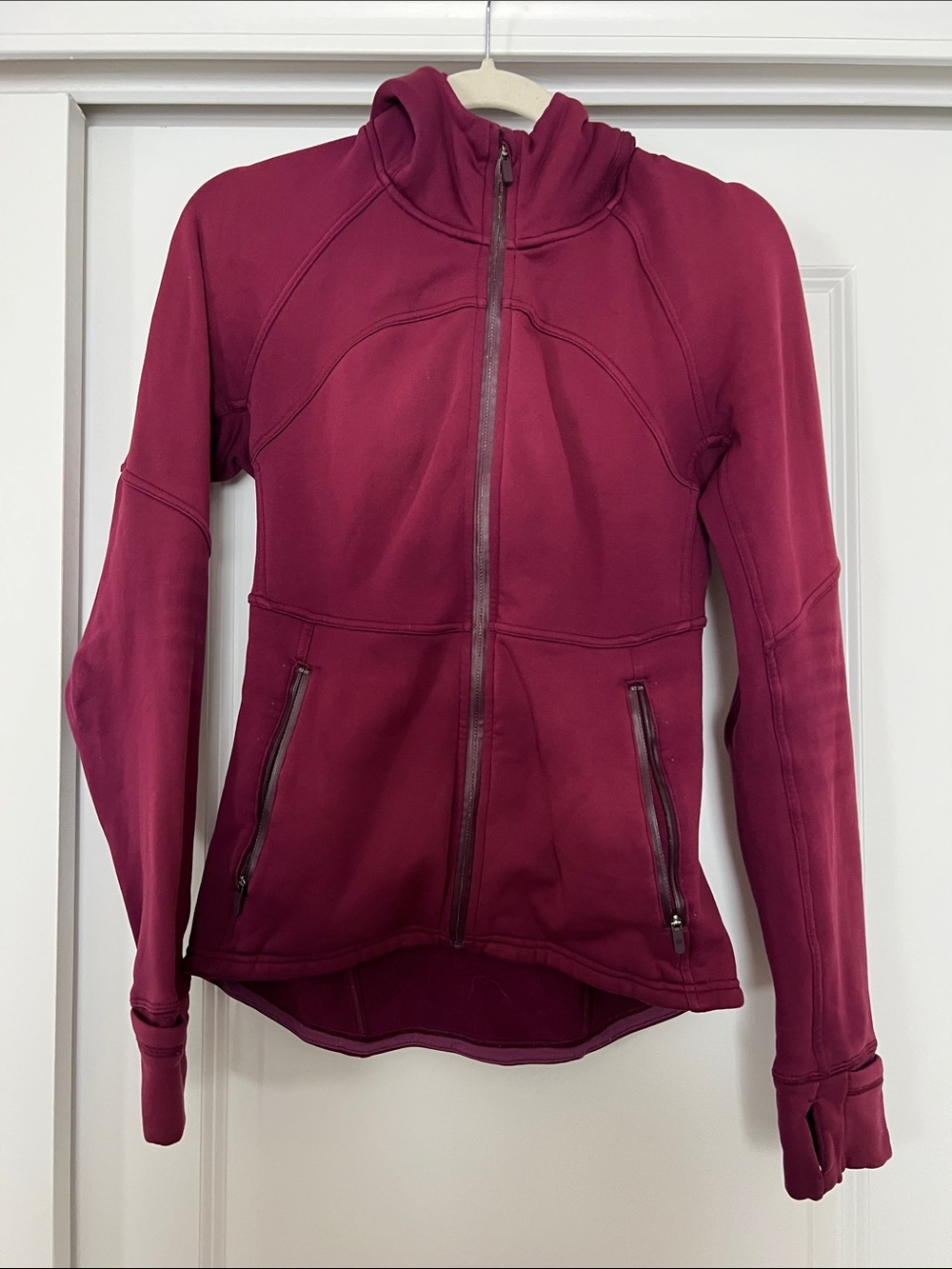 lululemon athletica Plum Full-Zip Hooded Jacket